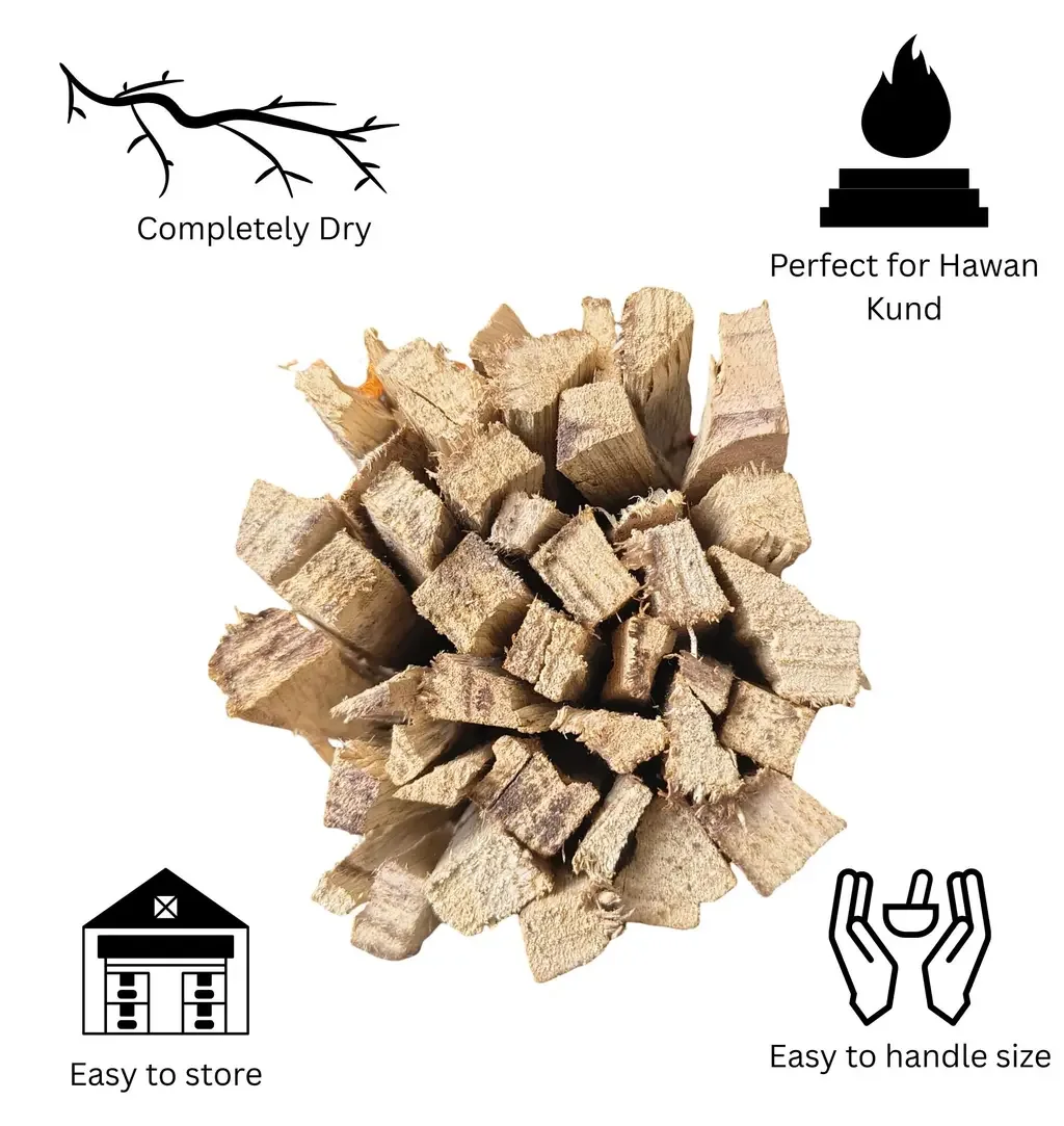 Mango Wood Havan Samidha, 500 g, view 3