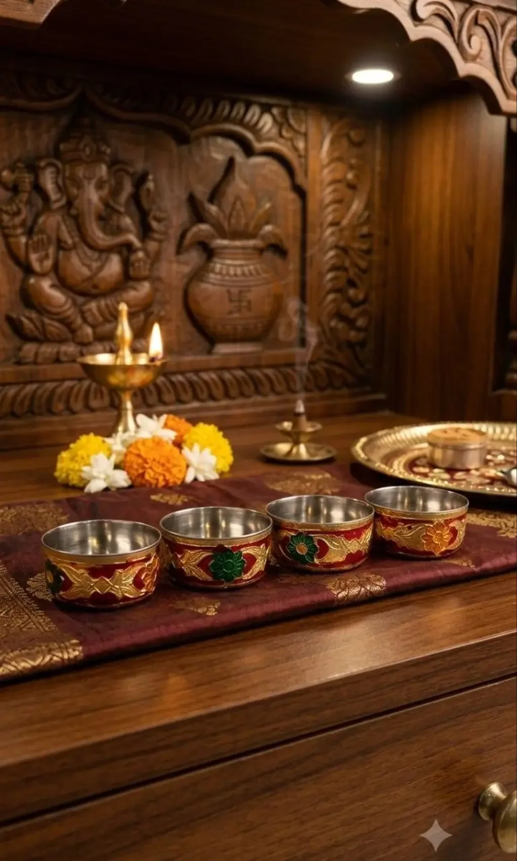 Meenakari Bowl Set of 4, view 3