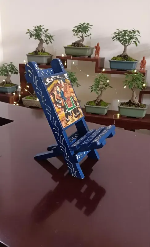 Painted Wooden Folding Stand